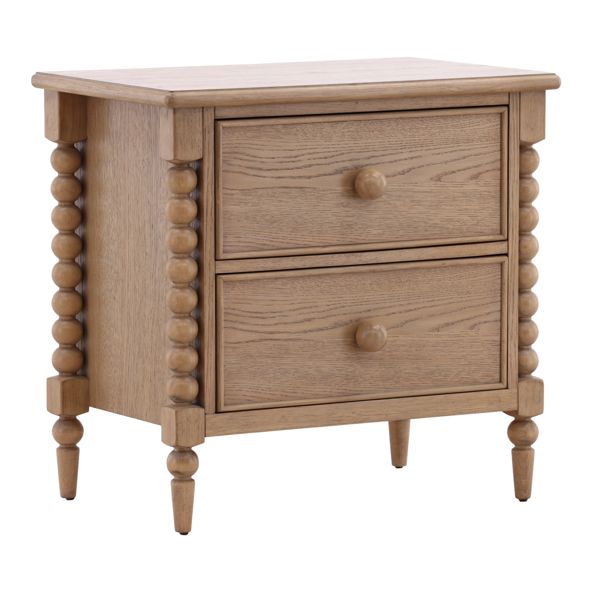 Marcellina Nightstand Natural Wood