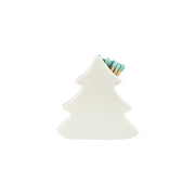 Stoneware Tree Shaped Match Holder w/ Striker
