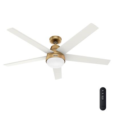 Aerodyne Luxe Gold 60" Ceiling Fan