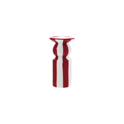 Red & White Striped Taper Holder
