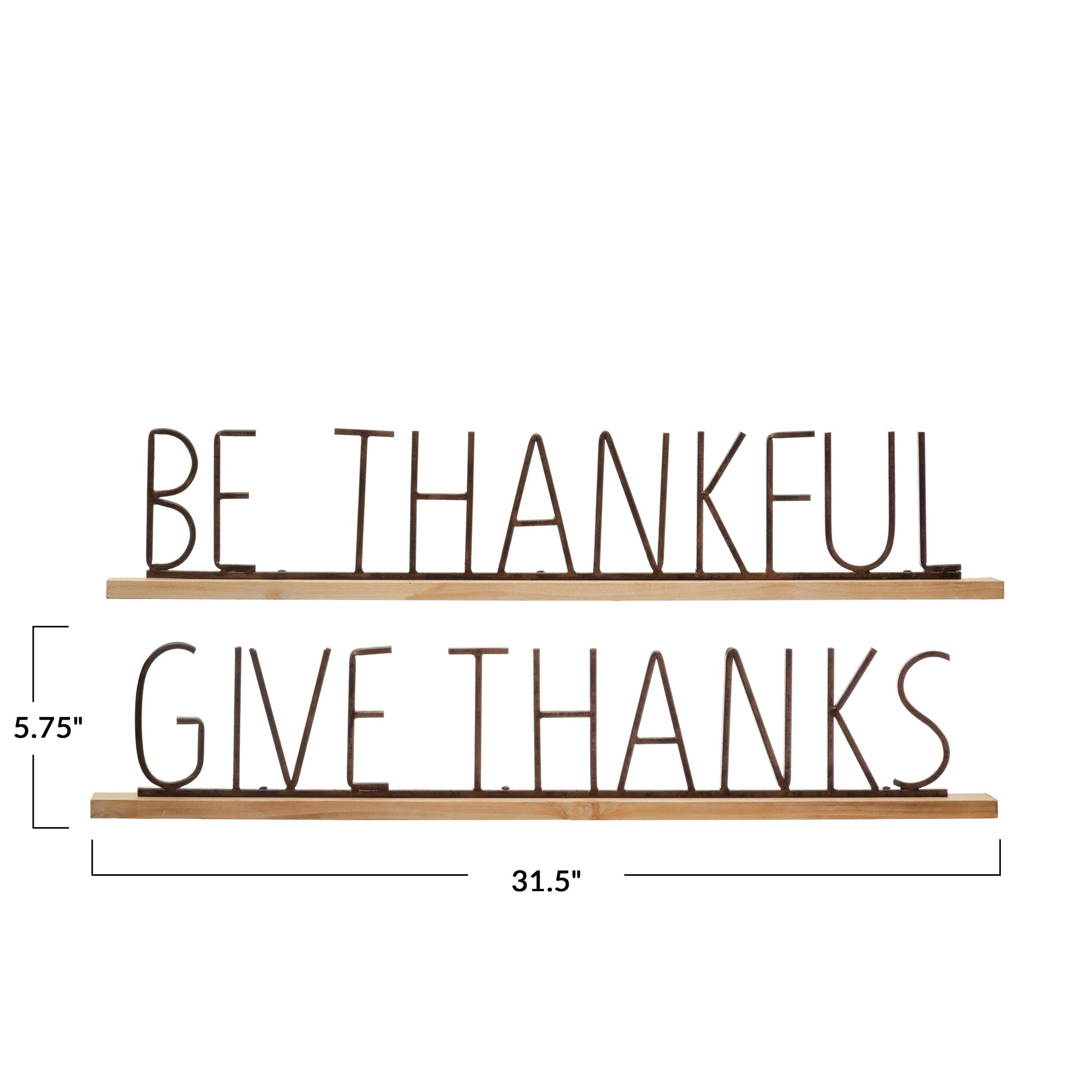Fall Phrase Mantel Decor