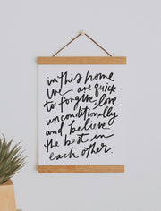 In this Home Hanging Banner