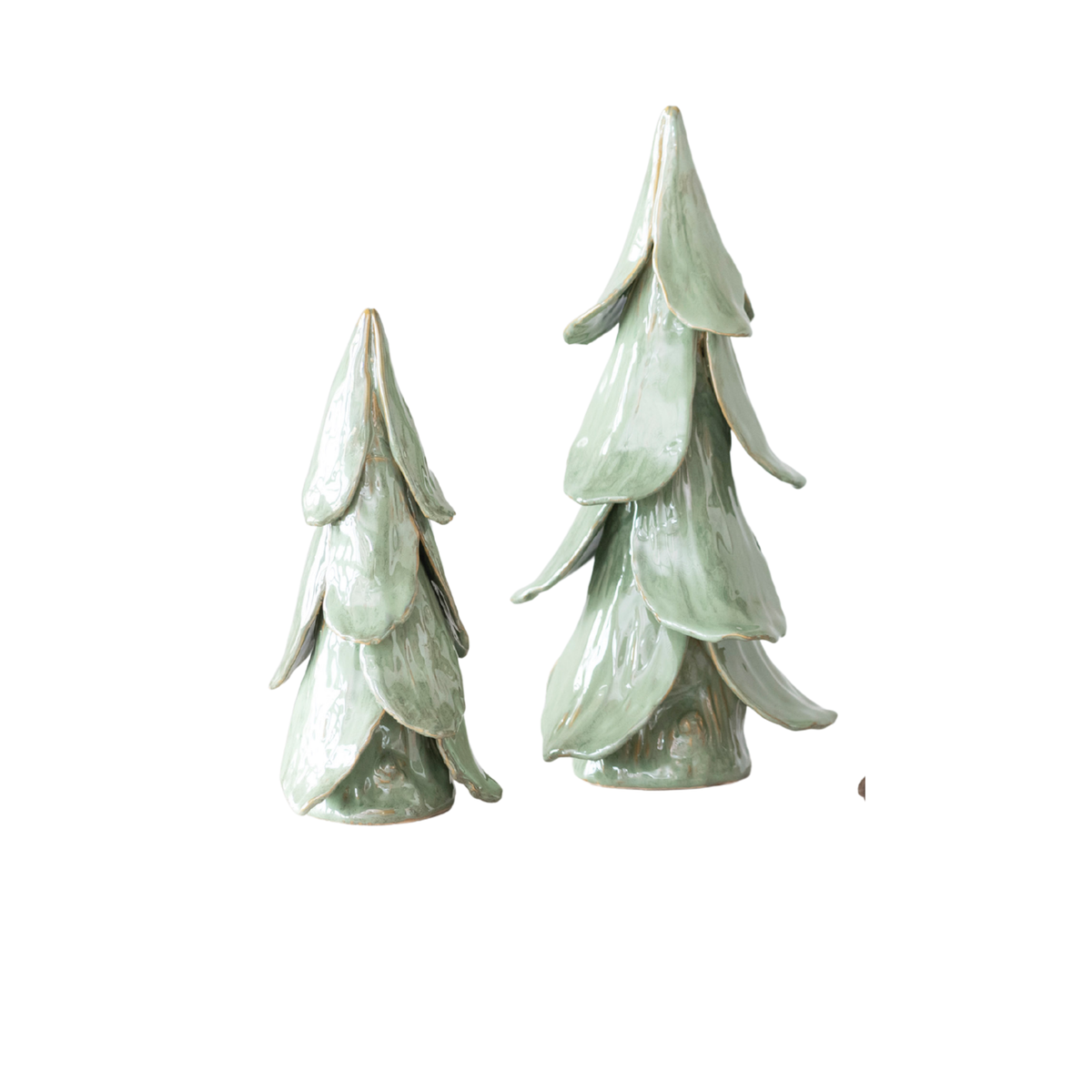 Mint Stoneware Reactive Glaze Tree