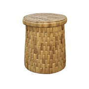 Palmetto Drum End Table