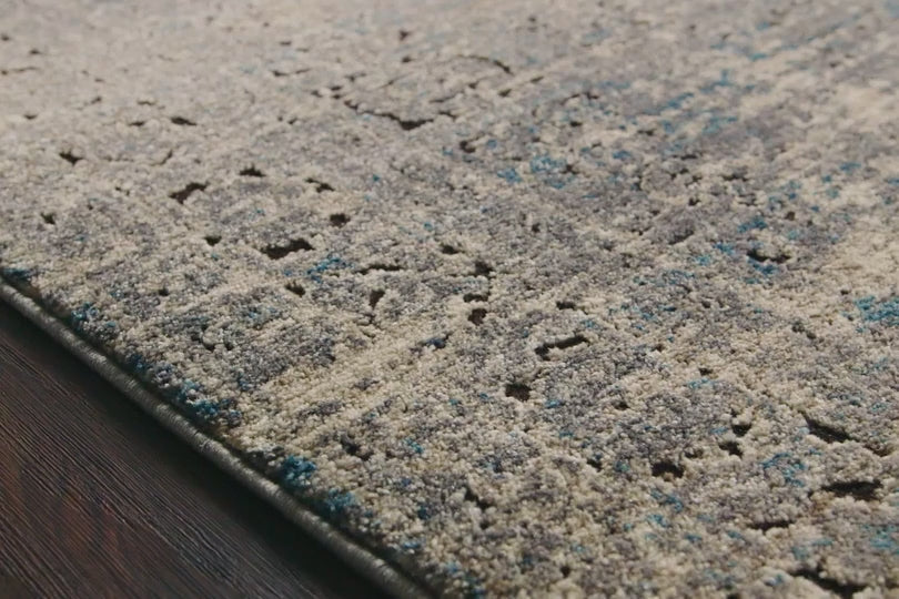 Load video: Millennium Grey Blue Rug