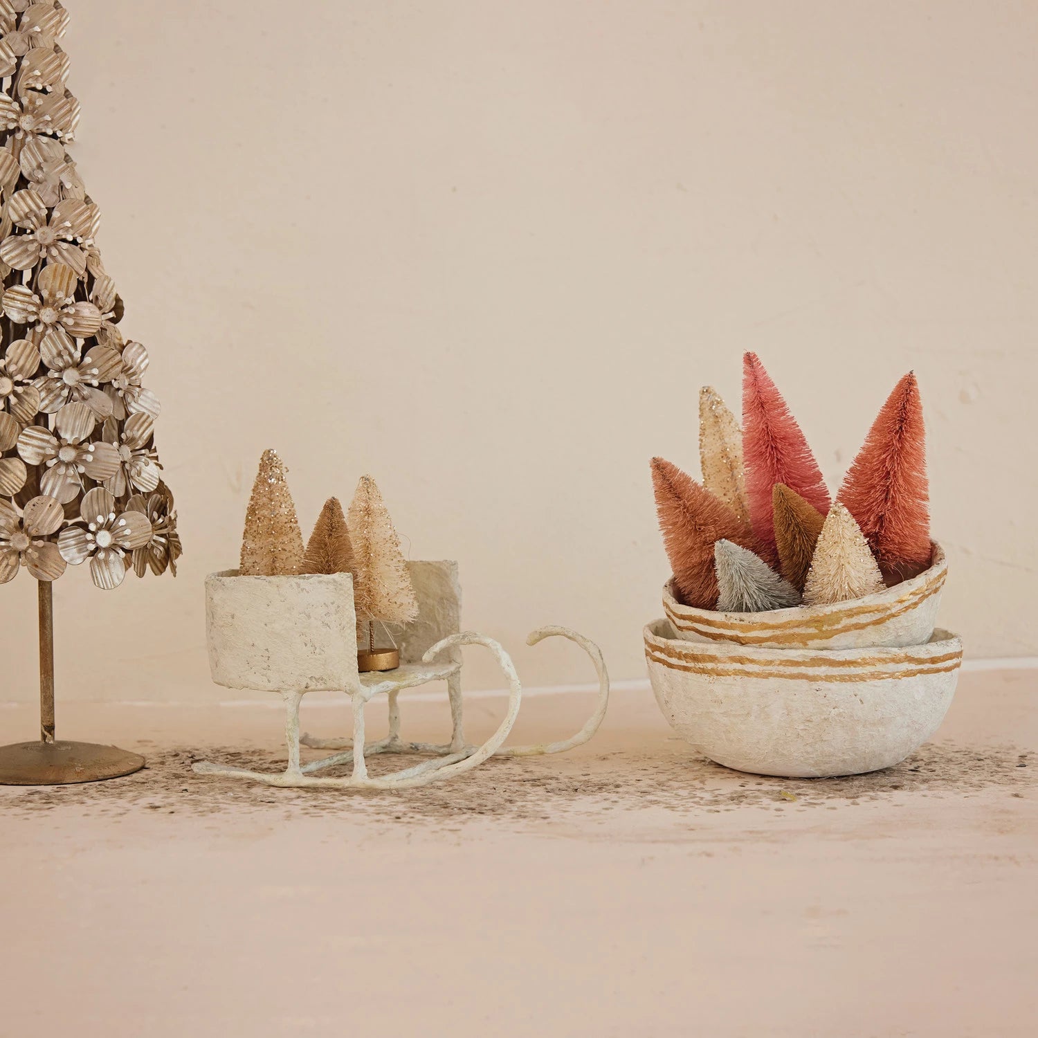 Metal & Paper Mache Sleigh