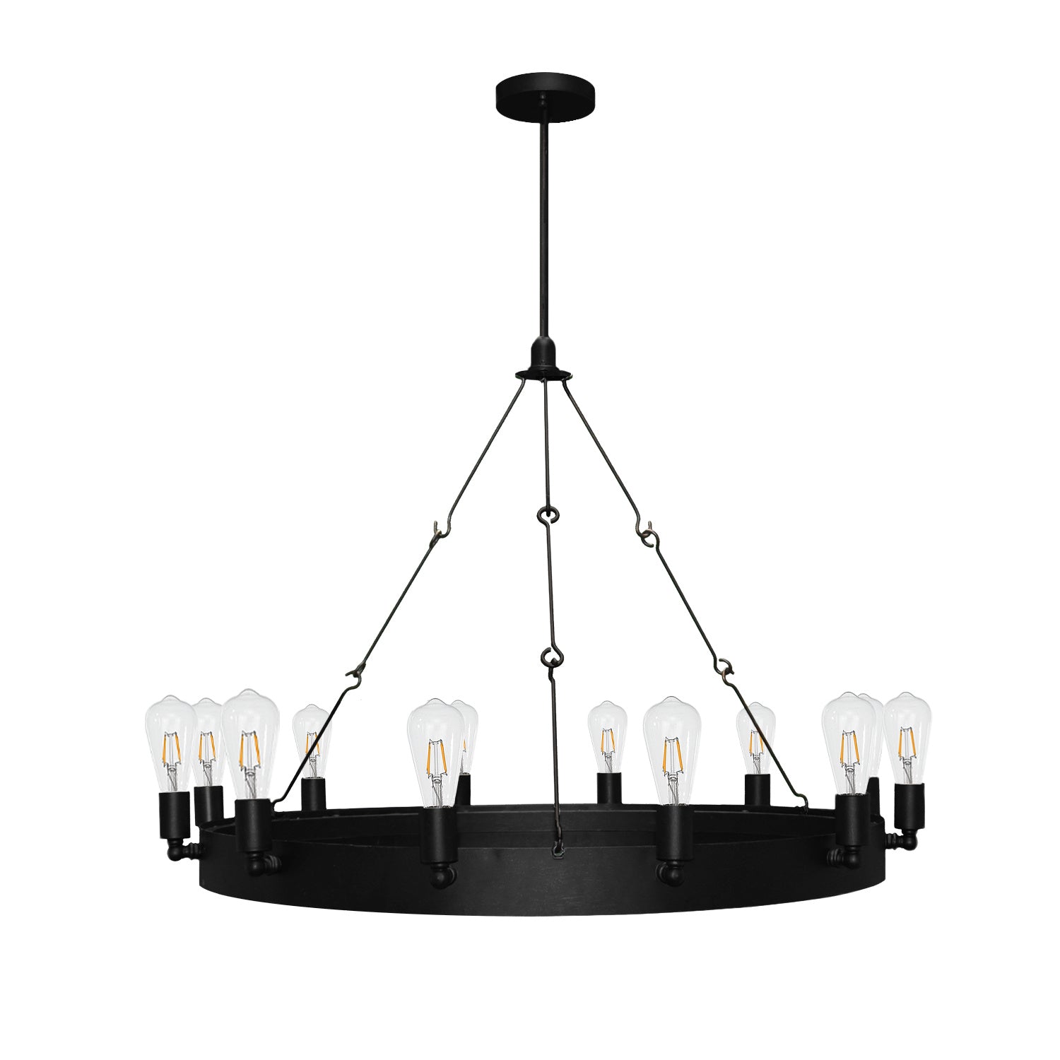 Justine 12 Light Ring Chandelier