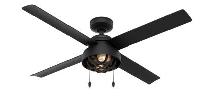 Spring Mill Black 52" Fan