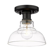 Craven Black Flush Mount Light