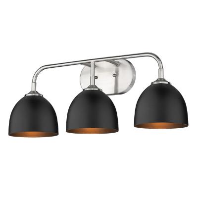 Taylor Black/Pewter 3 Light Vanity