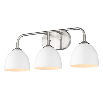 Taylor White/Pewter 3 Light Vanity