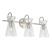 Misha Polished Nickle Vanity Light