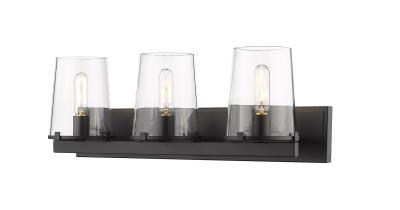 Cale Matte Black Vanity Light