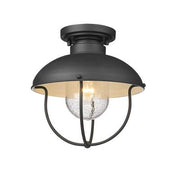 Ansel Black Outdoor Flush Mount