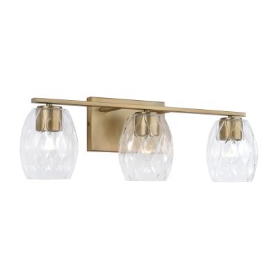 Luke Aged Brass Vanity Light