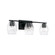 Luke Matte Black Vanity Light