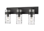 Frenchie Matte Black Vanity Light