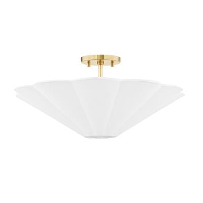 Alana 3 Light Semi Flush Mount