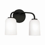 Terrah Matte Black Vanity Light