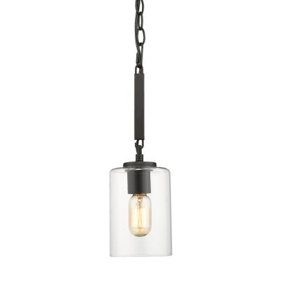 Highland Matte Black Pendant Light