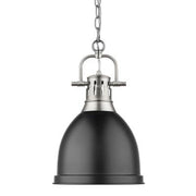 Dunbar Small Black Pendant Light