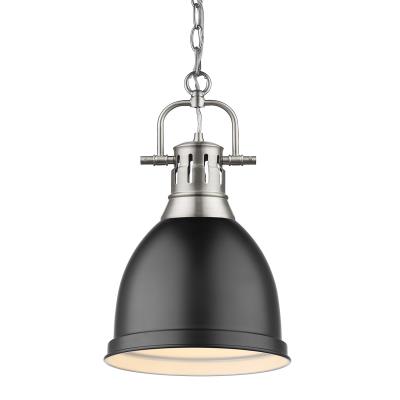 Dunbar Small Black Pendant Light