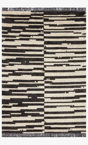 Alice Rug Cream/Charcoal Stripe
