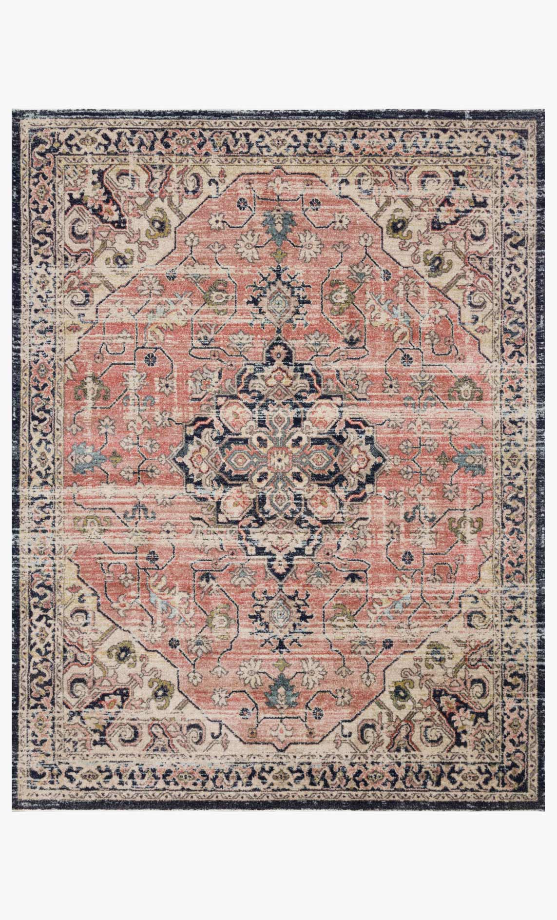 Graham Coral/Navy Rug