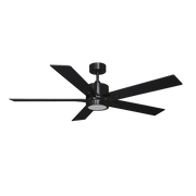 Cole Black Matte 52" Fan