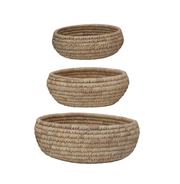 Grass and Date Leaf Basket Set