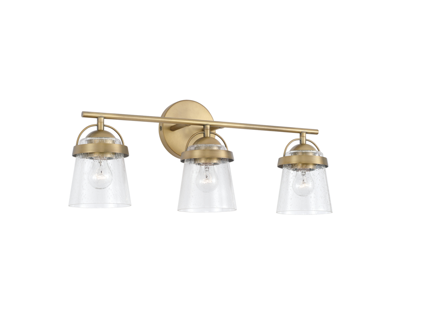 Mila Aged Brass Vanity Light