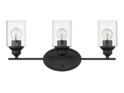 Gio Matte Black Vanity Light