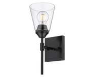 Ozzie Matte Black Wall Sconce