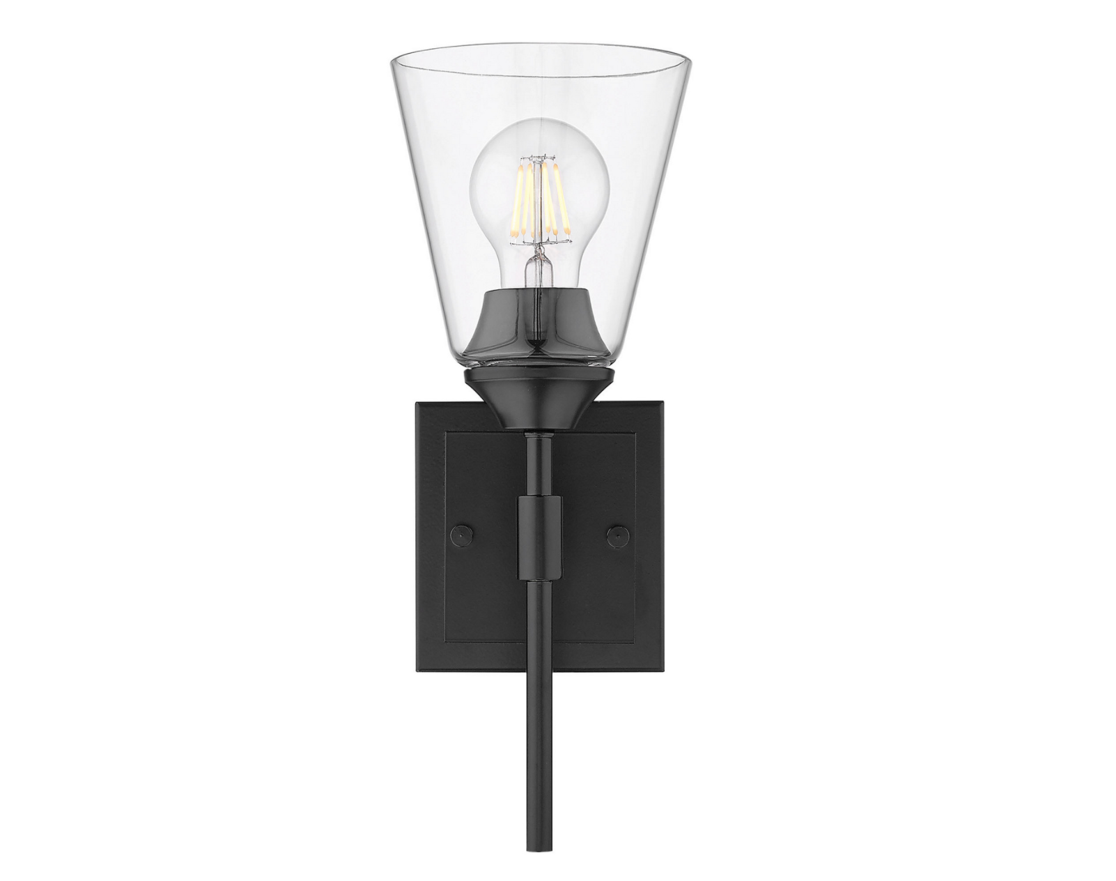 Ozzie Matte Black Wall Sconce
