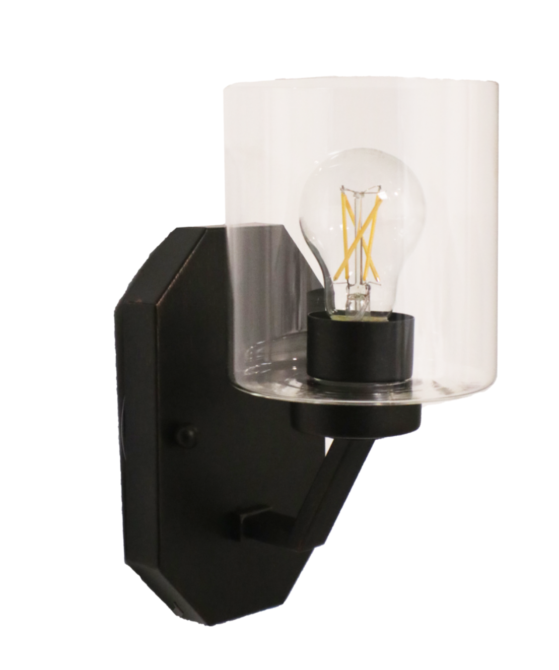 Piper Clear Glass Wall Sconce