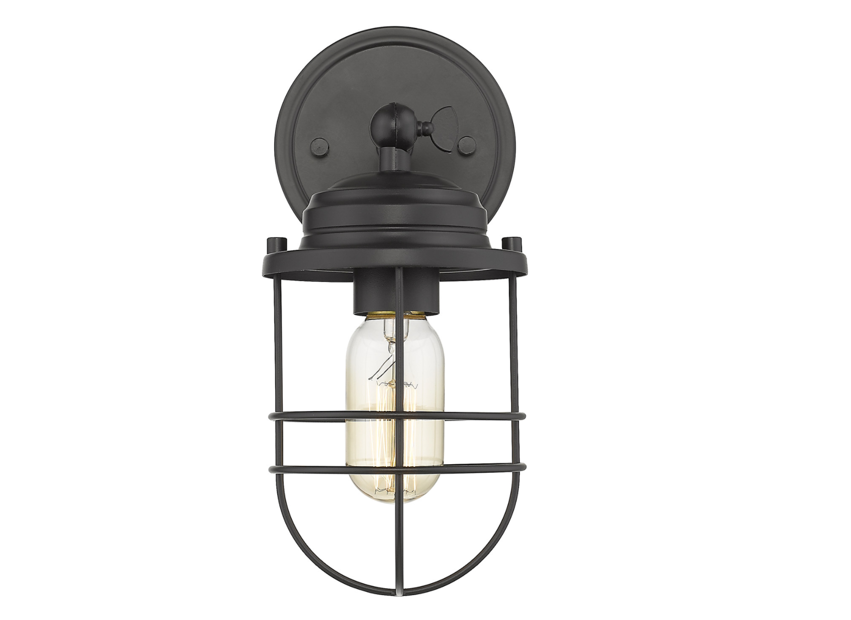 Fisher Black Wall Sconce