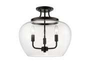 Julia 3 Light Semi Flush Mount