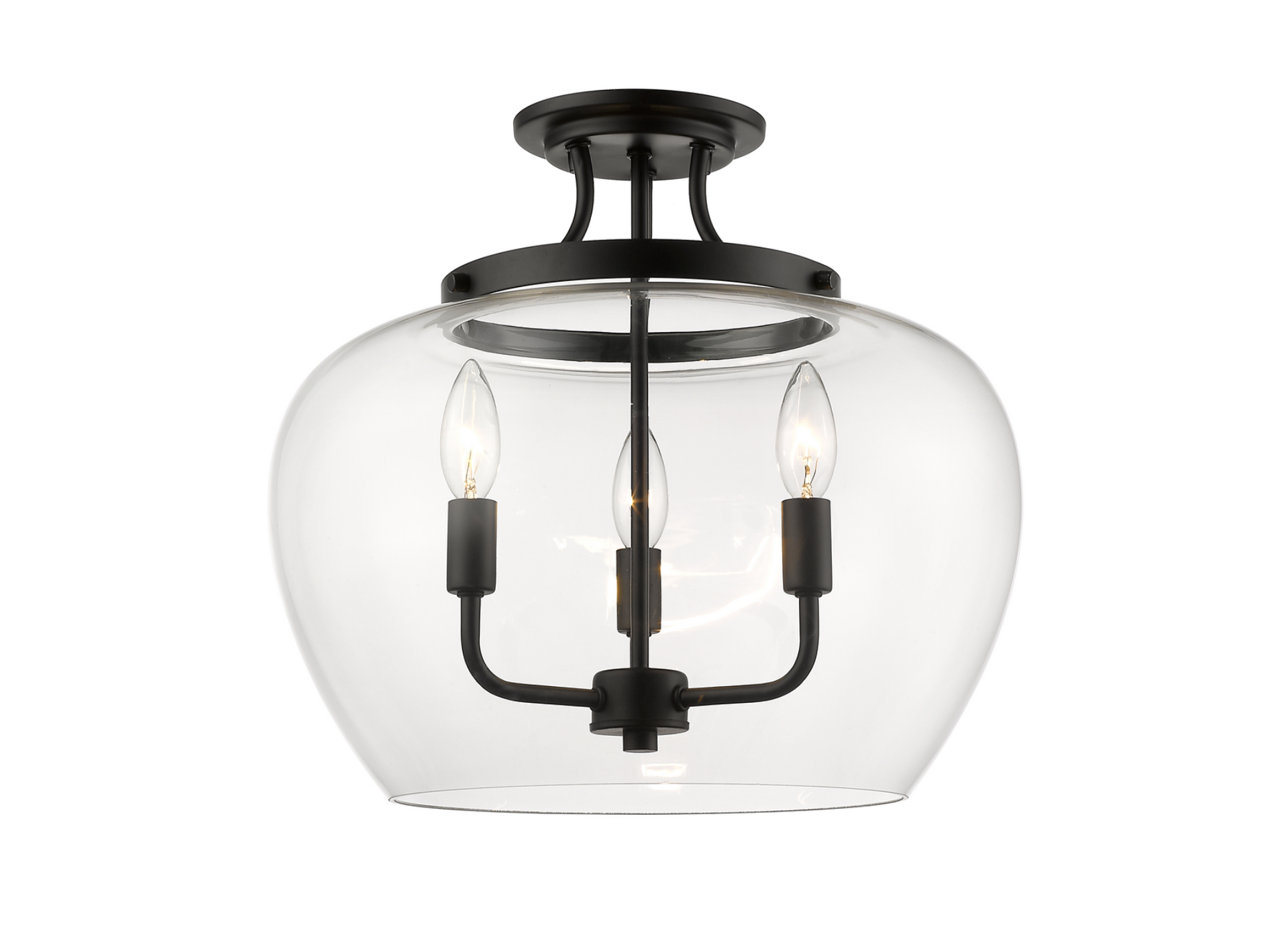 Julia 3 Light Semi Flush Mount