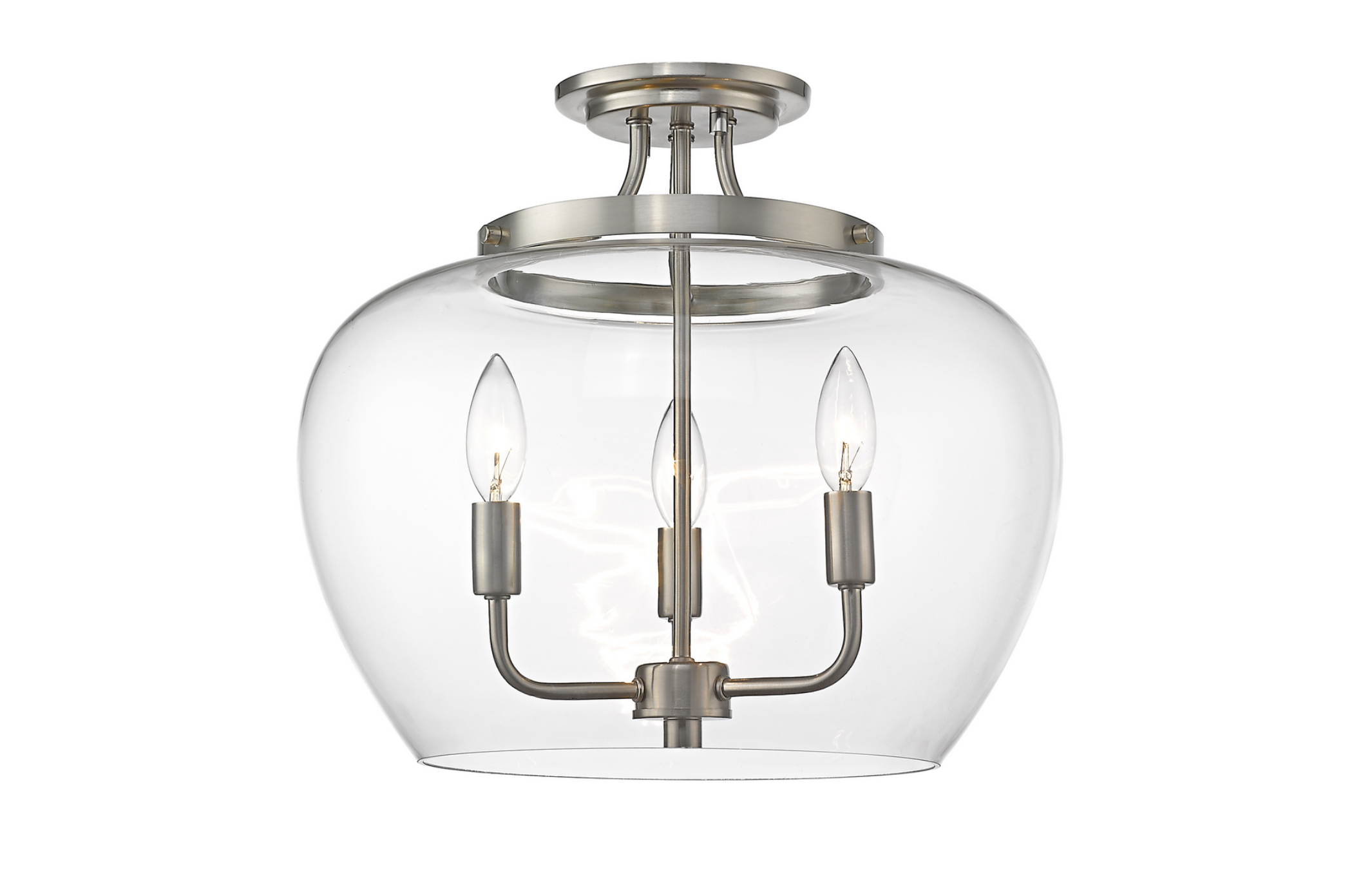Julia 3 Light Semi Flush Mount