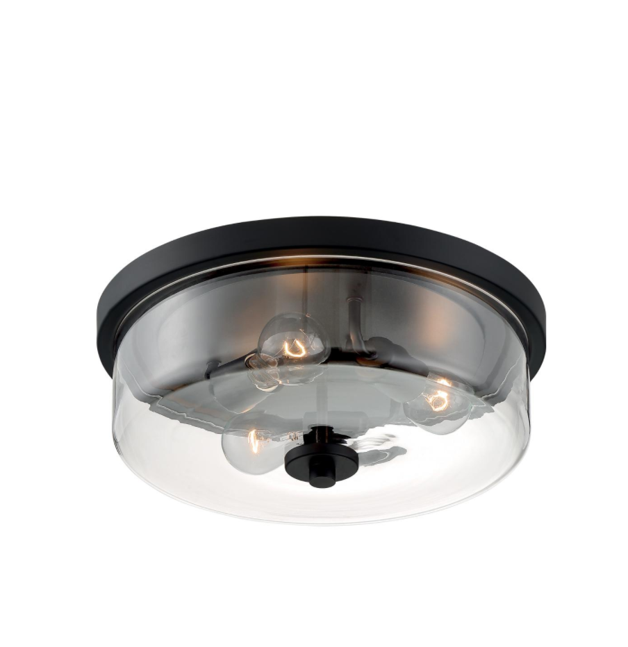 Sommer Matte Black Flush Mount