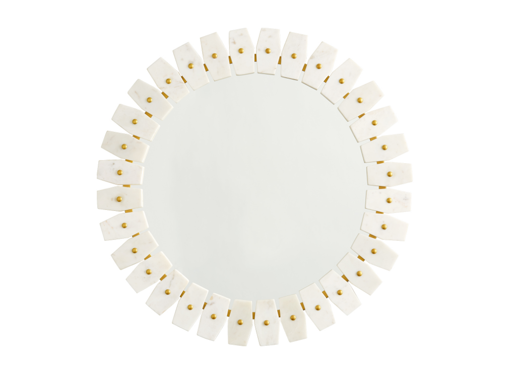 Marble & Brass Mirror