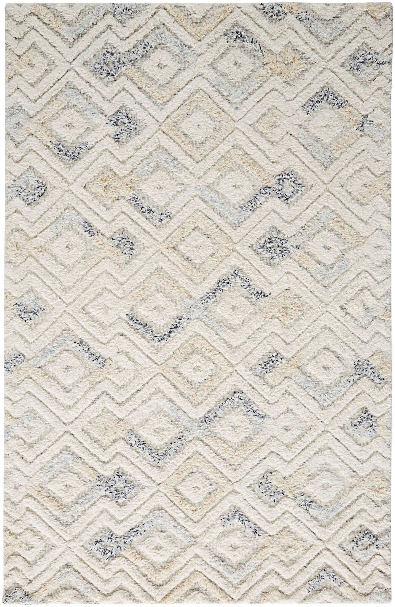 Anica Ivory Blue Rug