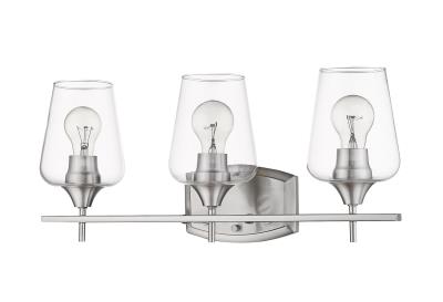Julia Brushed Nickel Vanity Light