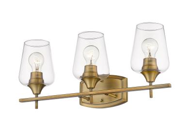Julia Matte Brass Vanity Light