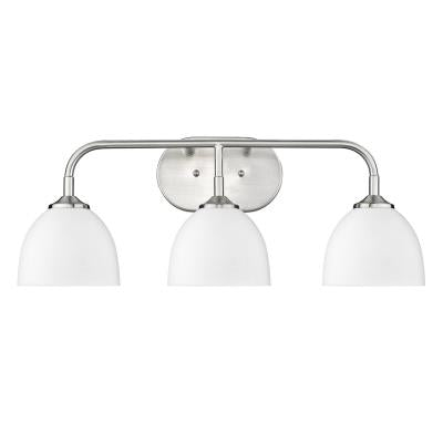 Taylor White/Pewter 3 Light Vanity